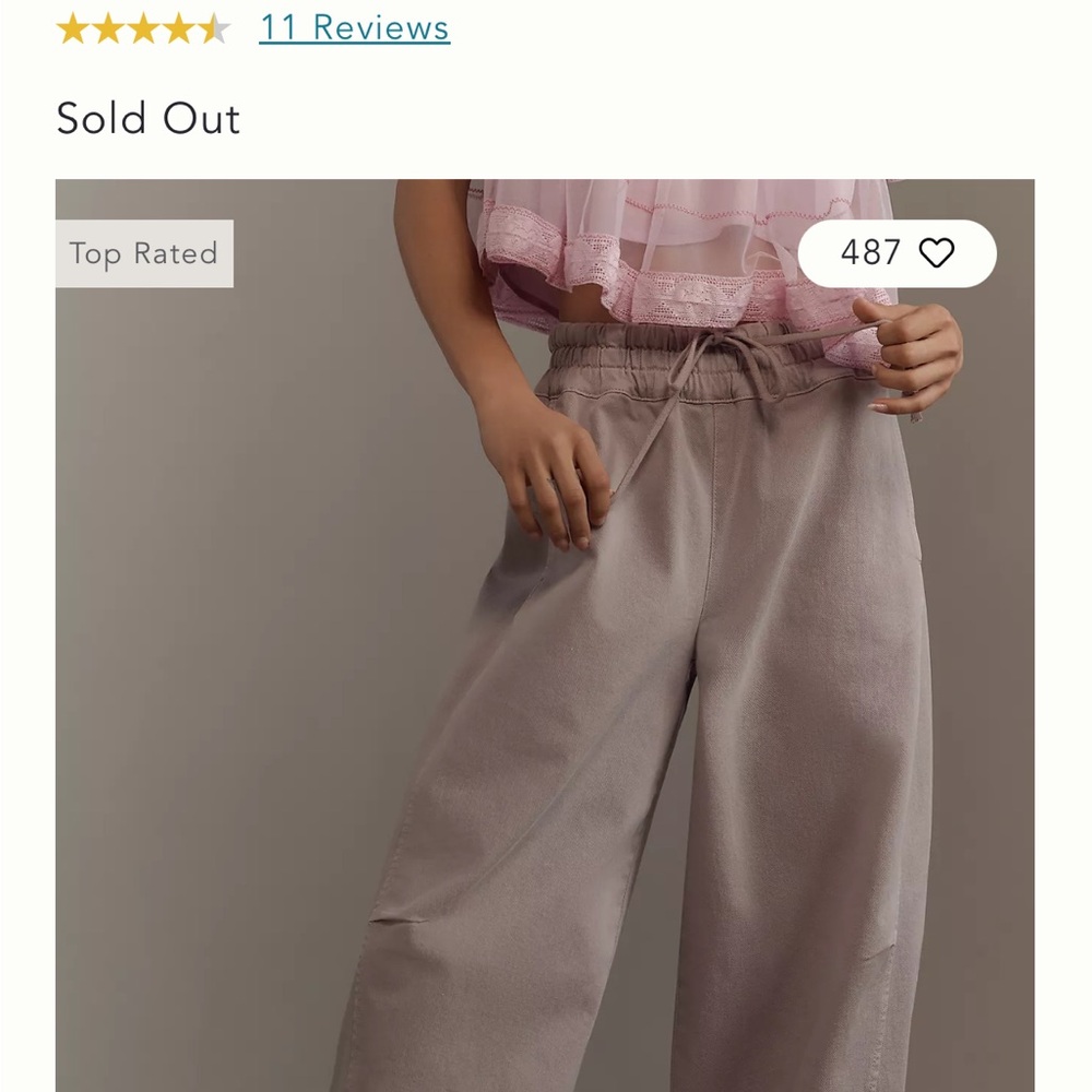 Pilcro Lavender Jogger Pants